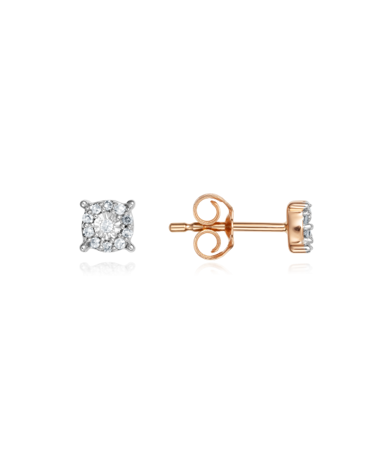 Kuldkõrvarõngad teemantidega