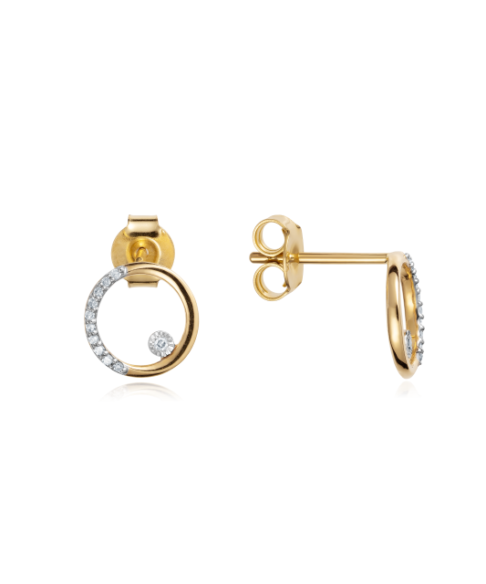 Серьги из золота с бриллиантами