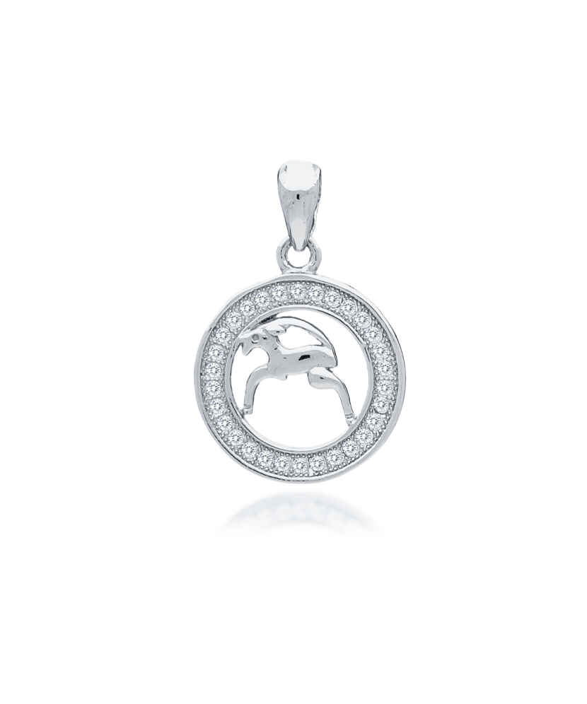 Hõberipats tsirkoonidega "Kaljukits" Goldinga 01525