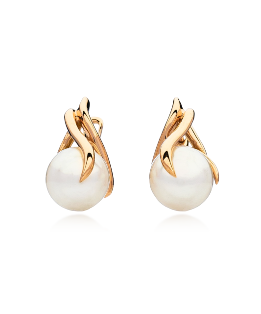 Kuldkõrvarõngad pärlitega Goldinga 03145