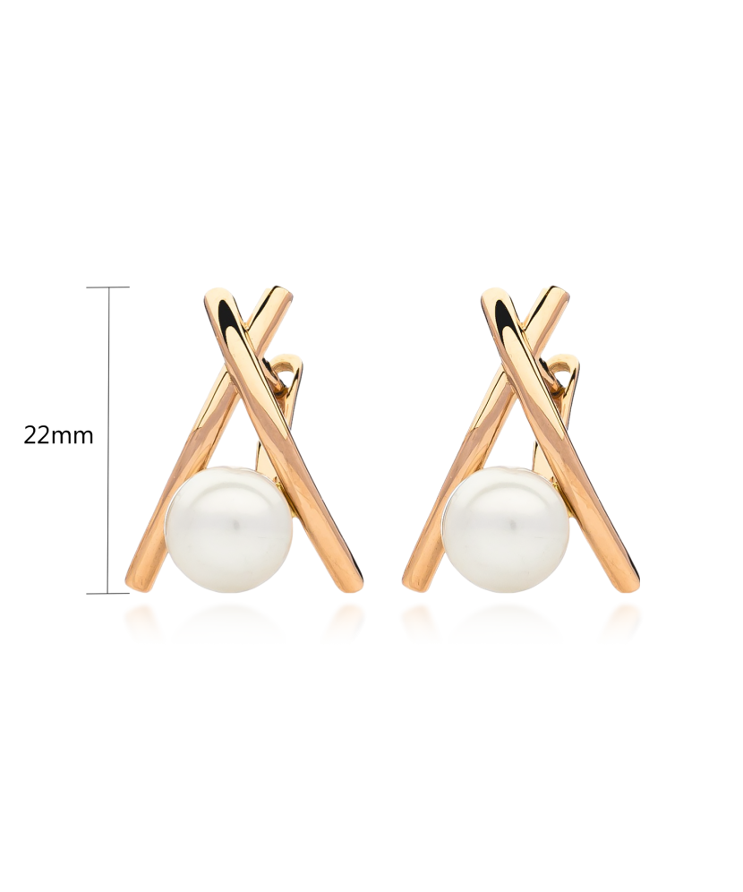 Kuldkõrvarõngad pärlitega Goldinga 03158