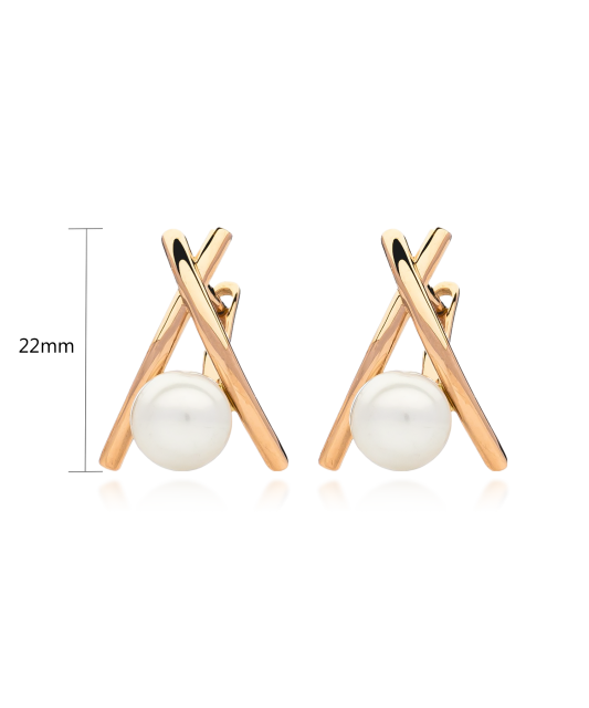 Kuldkõrvarõngad pärlitega Goldinga 03158