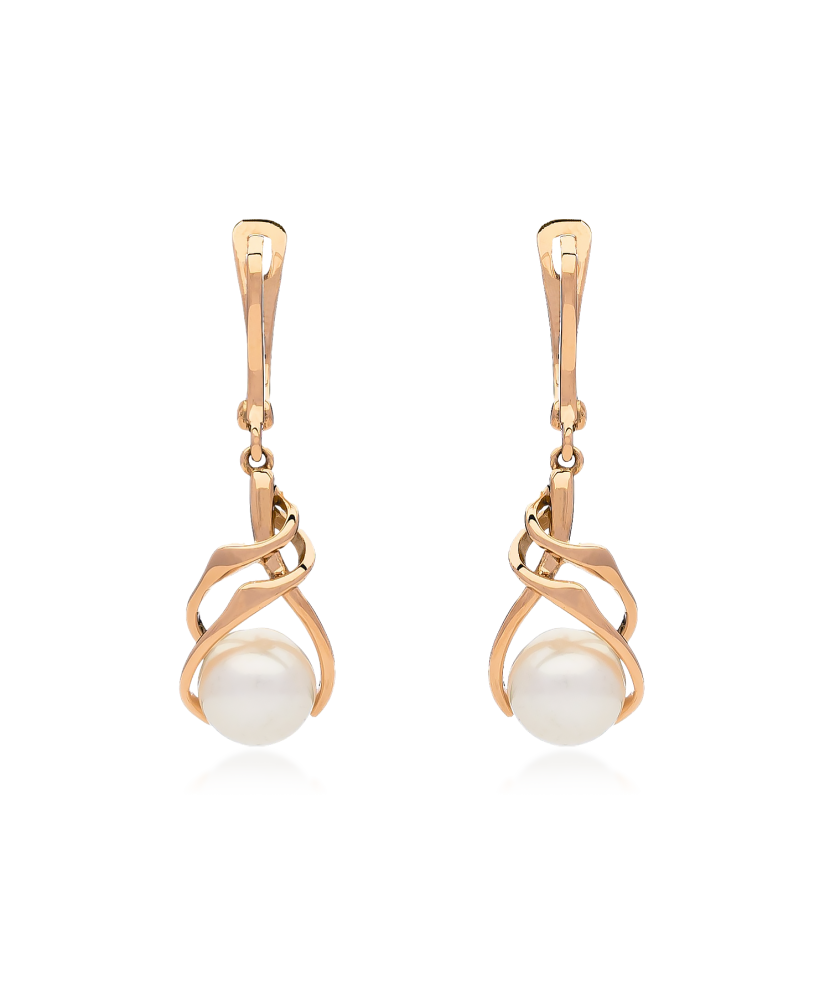 Kuldkõrvarõngad pärlitega Goldinga 03564