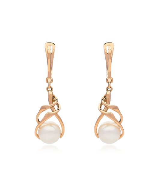 Kuldkõrvarõngad pärlitega Goldinga 03564