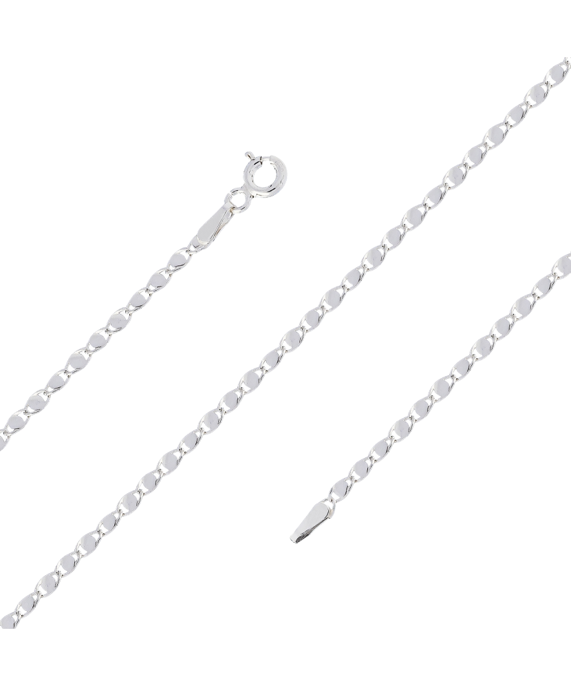 Серебряная цепочка 2.4mm