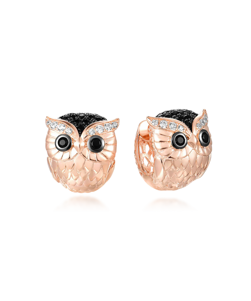 Kullatud Hõbedast kõrvarõngad tsirkoonide ja spinellidega