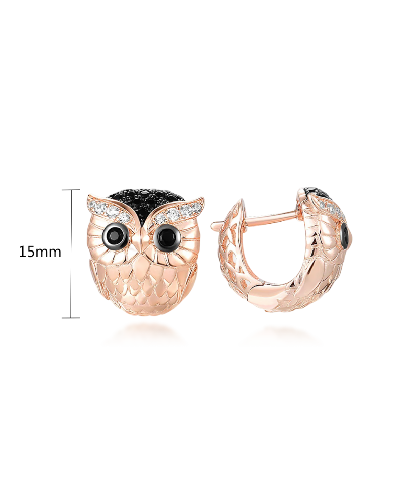 Kullatud Hõbedast kõrvarõngad tsirkoonide ja spinellidega