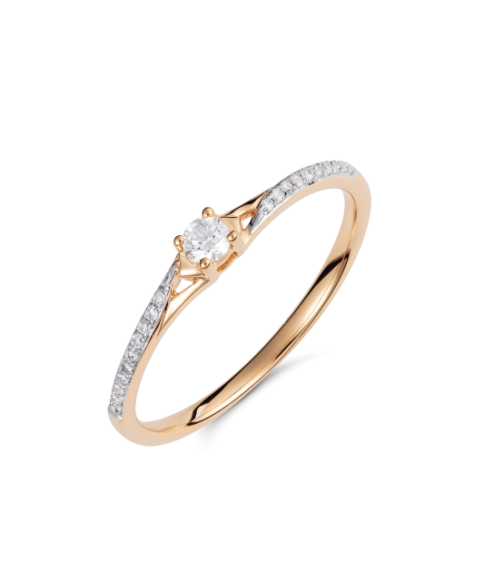 Kuldsõrmus teemantidega