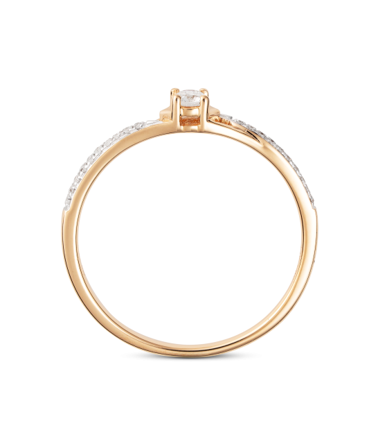 Kuldsõrmus teemantidega