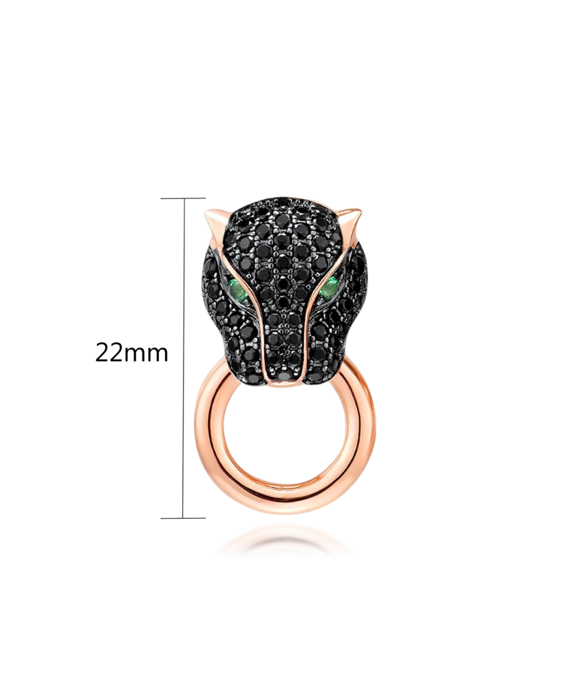 Kullatud hõbedast ripats tsirkoonidega ja spinellid