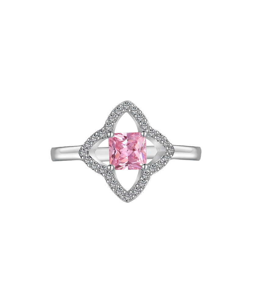 Hõbesõrmus tsirkoonidega