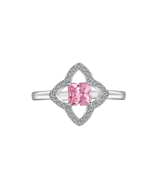 Hõbesõrmus tsirkoonidega