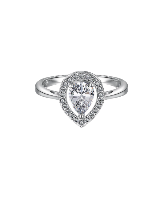 Hõbesõrmus tsirkoonidega