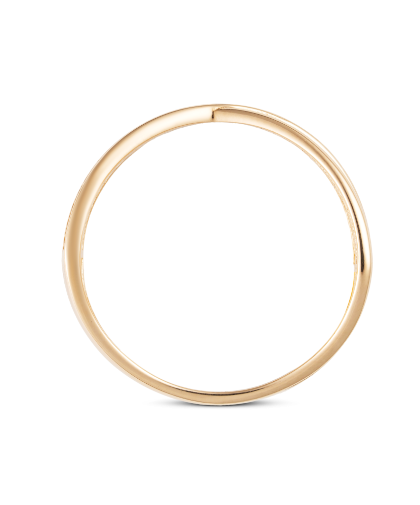 Kuldsõrmus tsirkoonidega