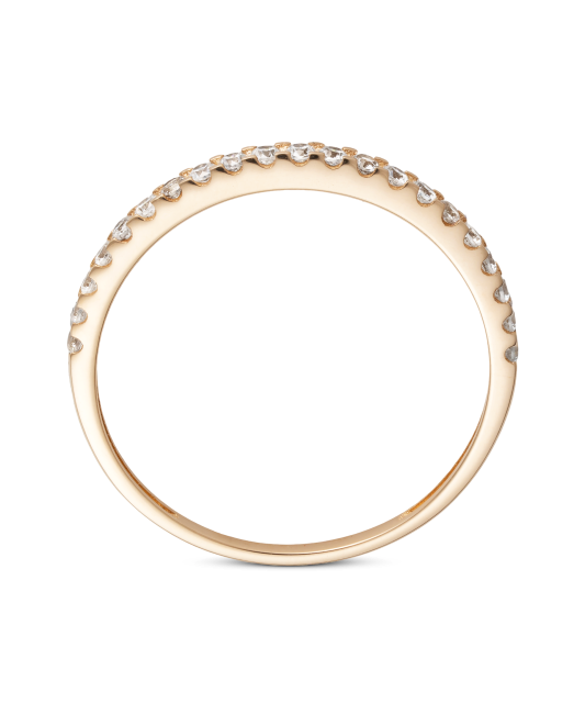 Kuldsõrmus tsirkoonidega