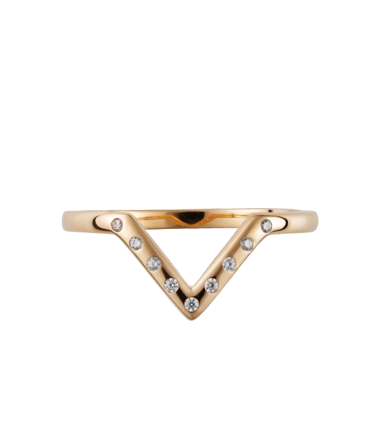 Kuldsõrmus tsirkoonidega