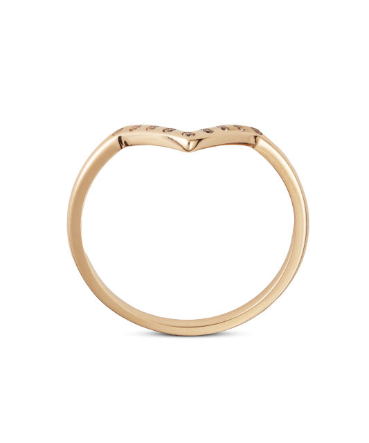 Золотое кольцо с цирконами