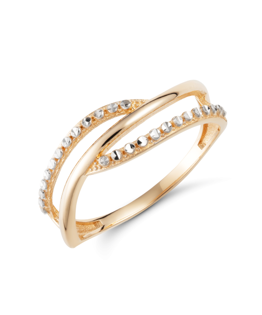 Kuldsõrmus tsirkoonidega