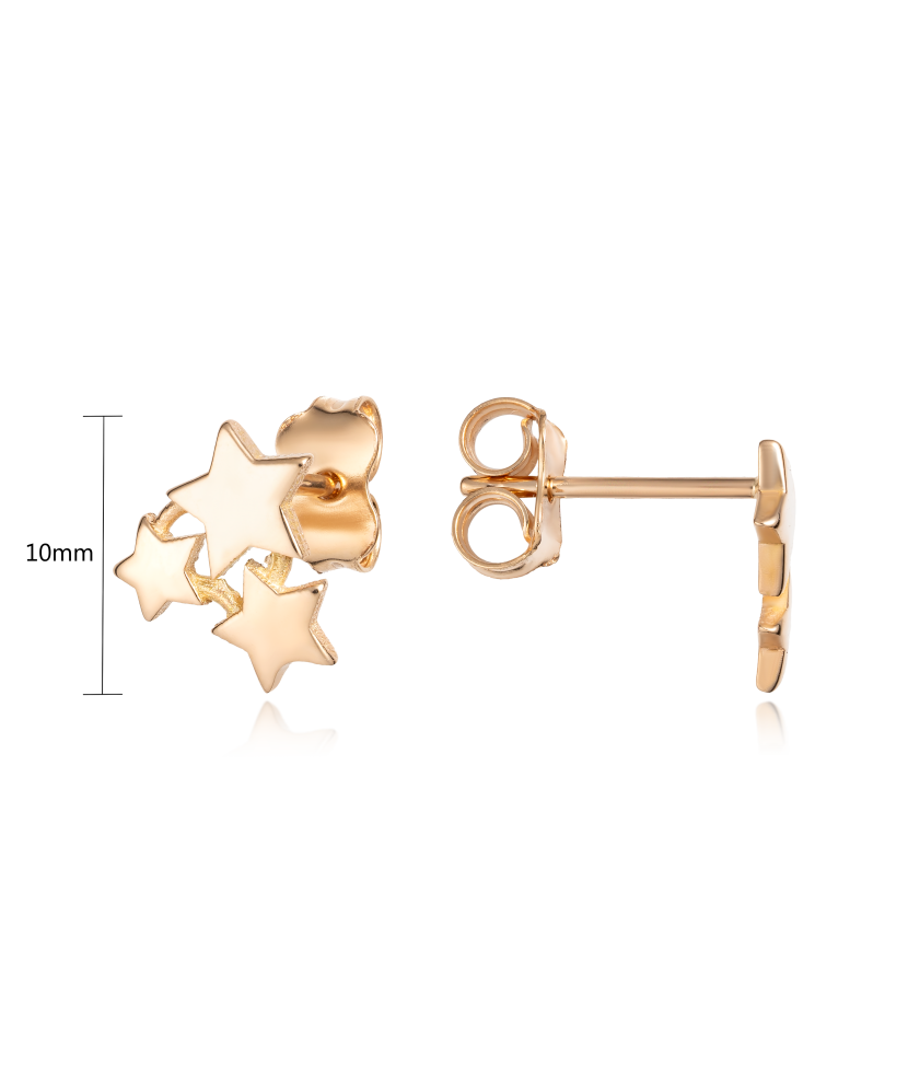 Kuldkõrvarõngad "Tähekesed"