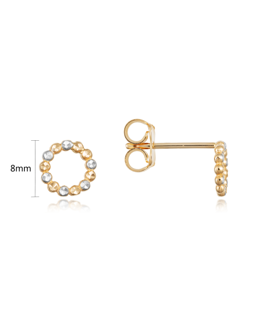 Kuldkõrvarõngad 8mm