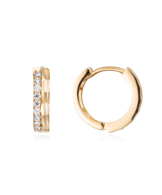 Kuldkõrvarõngad tsirkoonidega