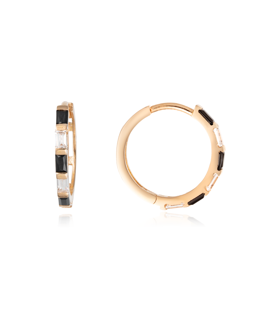 Kuldkõrvarõngad tsirkoonidega