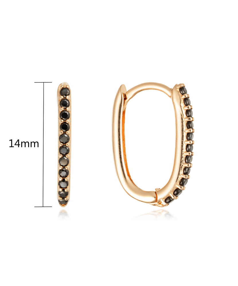 Kuldkõrvarõngad tsirkoonidega