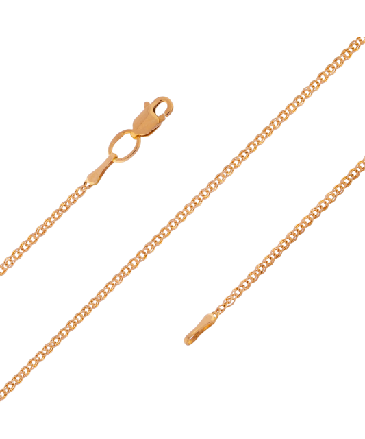 Auksinė vientisa grandinėlė "Mona Liza" 2.3mm