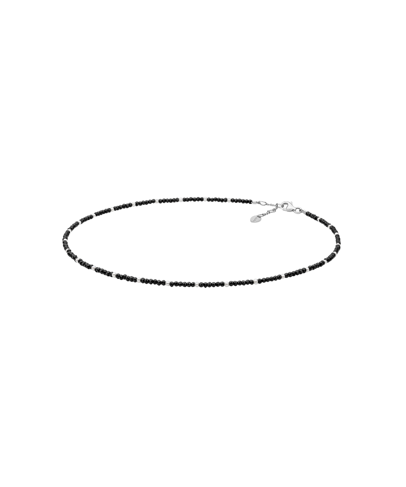 Колье с жемчугом и шпинелью