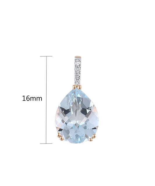 Kuldripats teemantide ja topaasiga