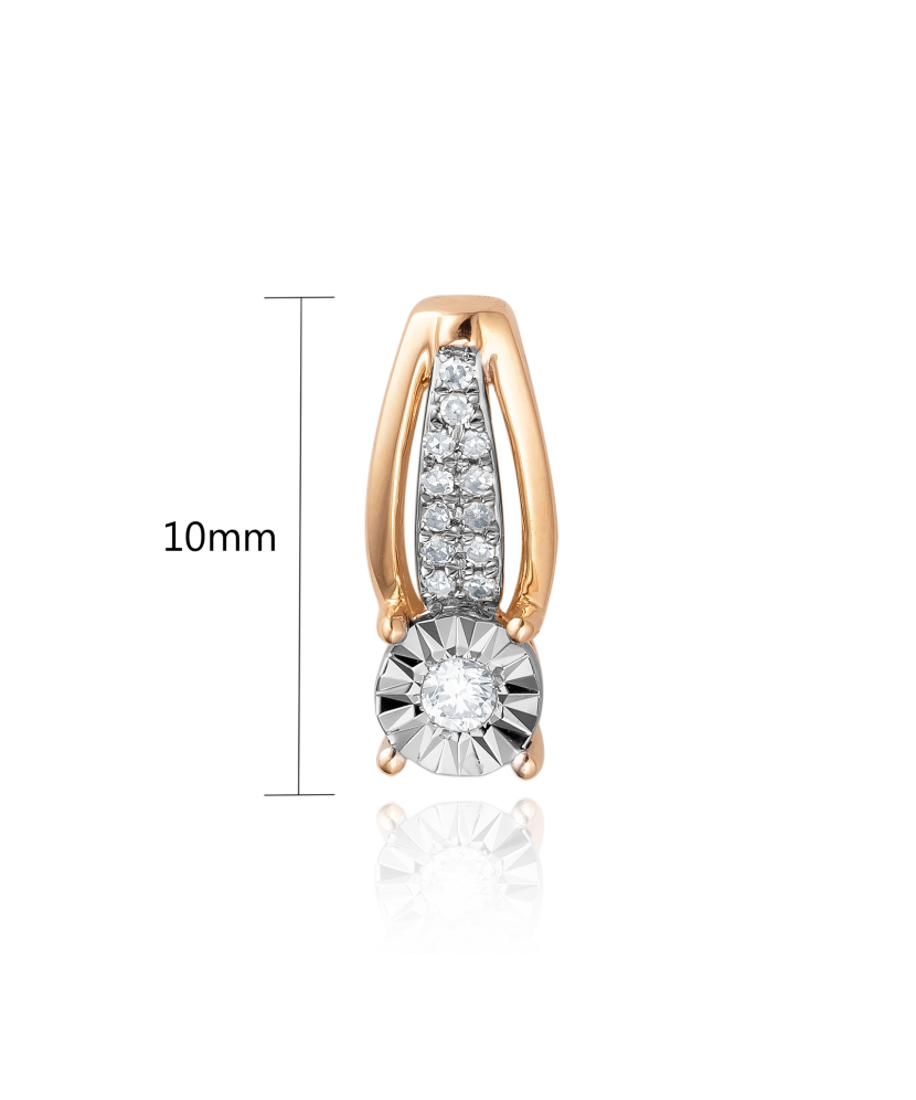 Kuldripats teemantidega