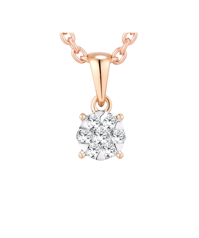 Золотой подвеска с алмазами