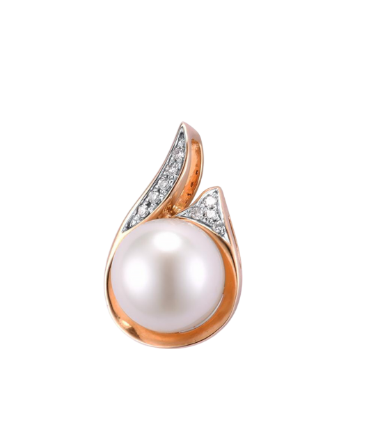 Kuldripats teemantidega ja pärlitega