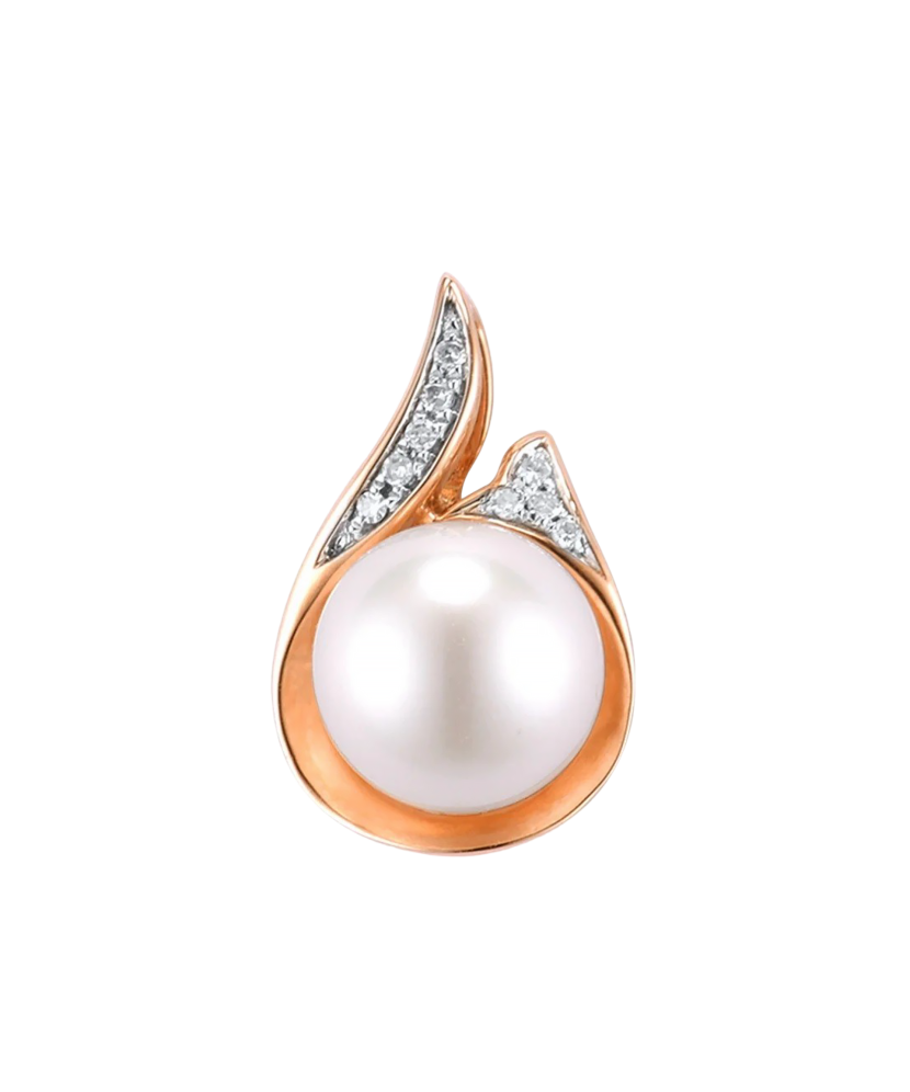 Kuldripats teemantidega ja pärlitega