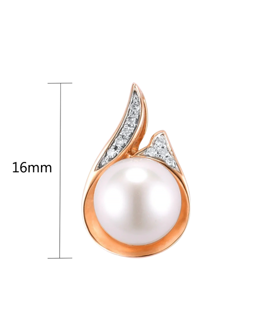 Kuldripats teemantidega ja pärlitega