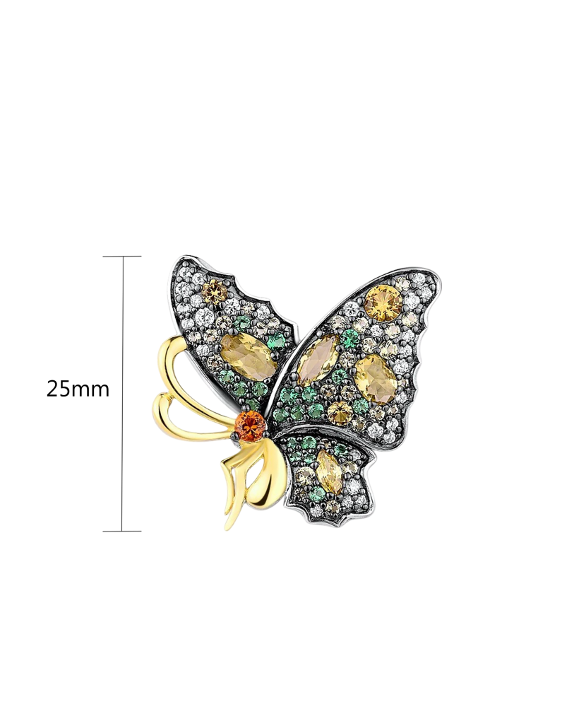 Hõbedast ripats tsirkoonidega ja spinellid