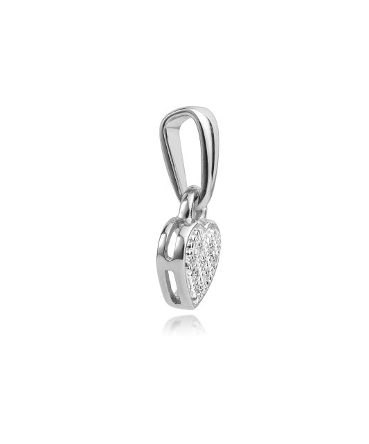 Valgest kullast ripats briljantidega