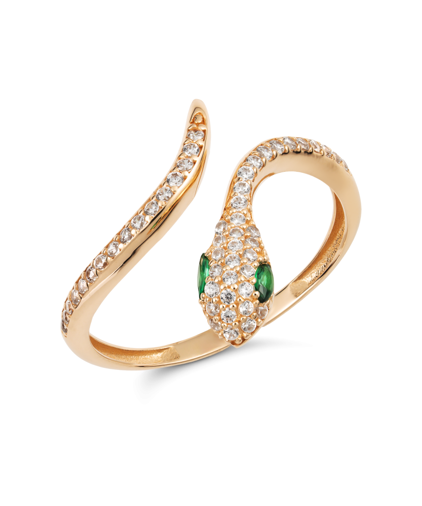 Kuldsõrmus tsirkoonidega