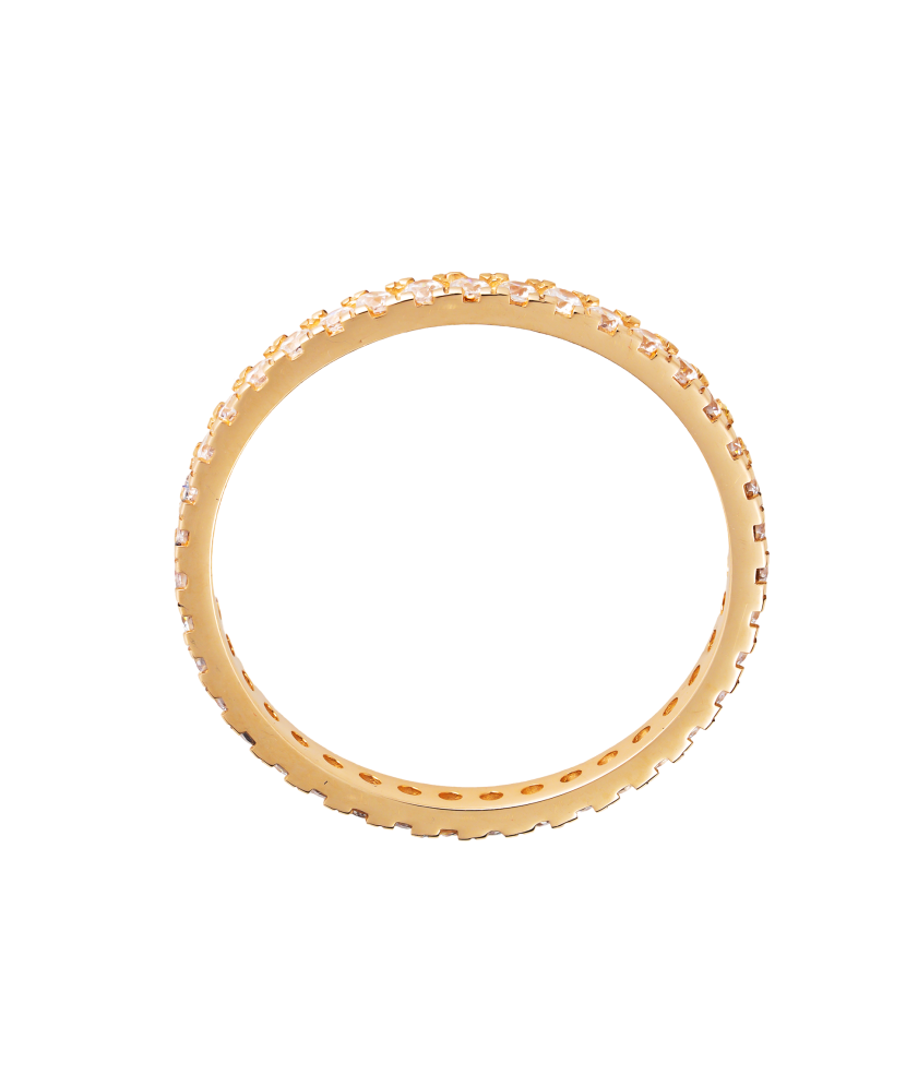 Kuldsõrmus tsirkoonidega