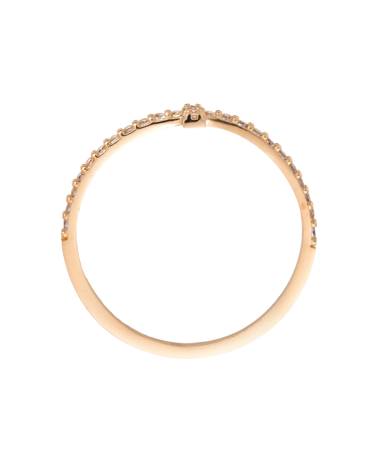 Kuldsõrmus tsirkoonidega