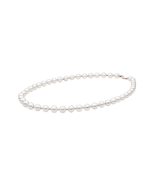 Жемчужное ожерелье/колье с золотом