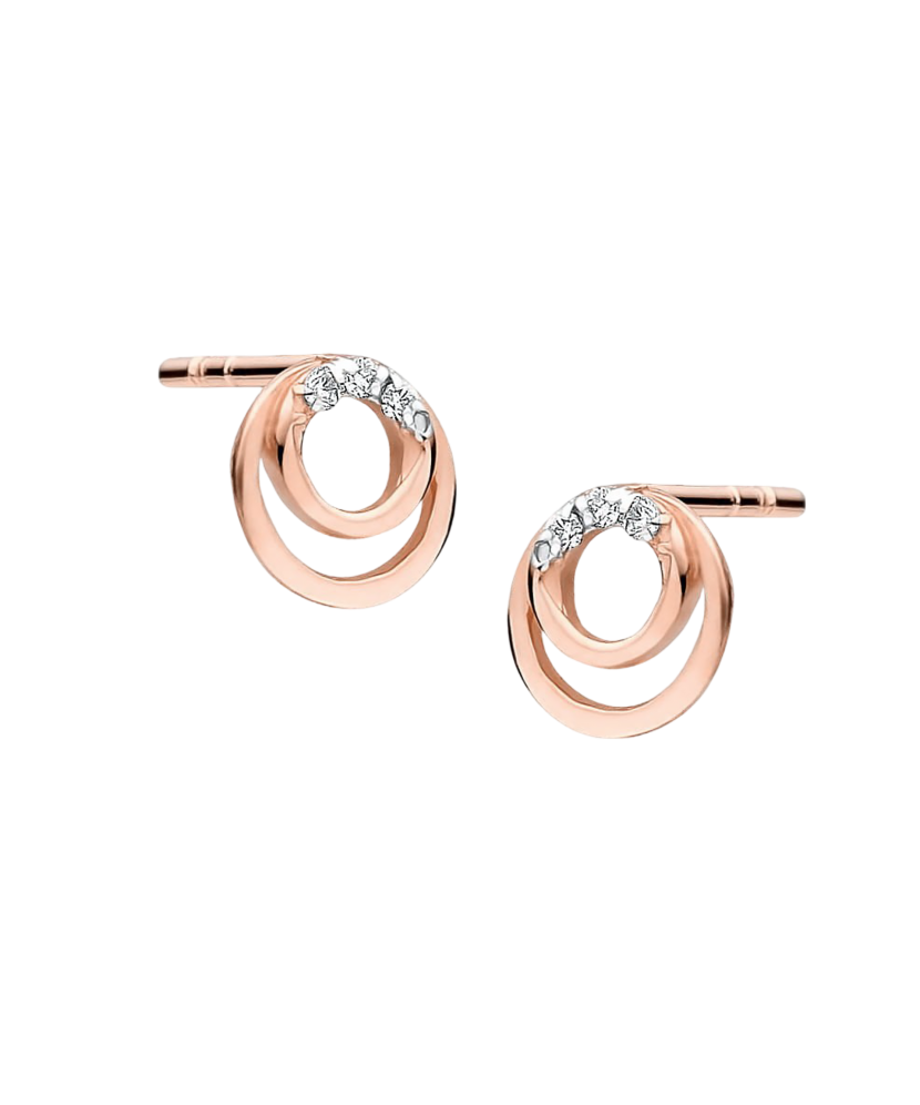 Kuldkõrvarõngad briljantidega