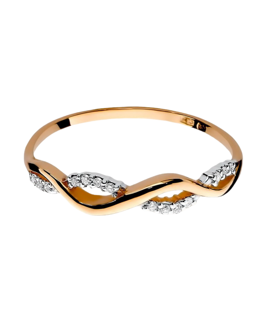 Kuldsõrmus teemantidega