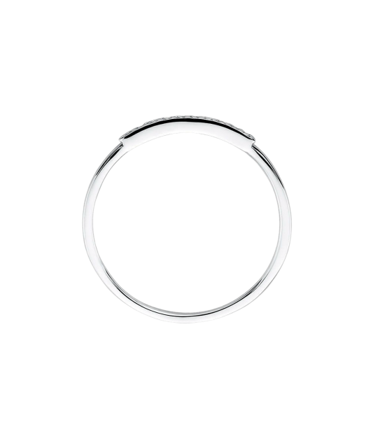 Кольцо из белого золота с бриллиантами