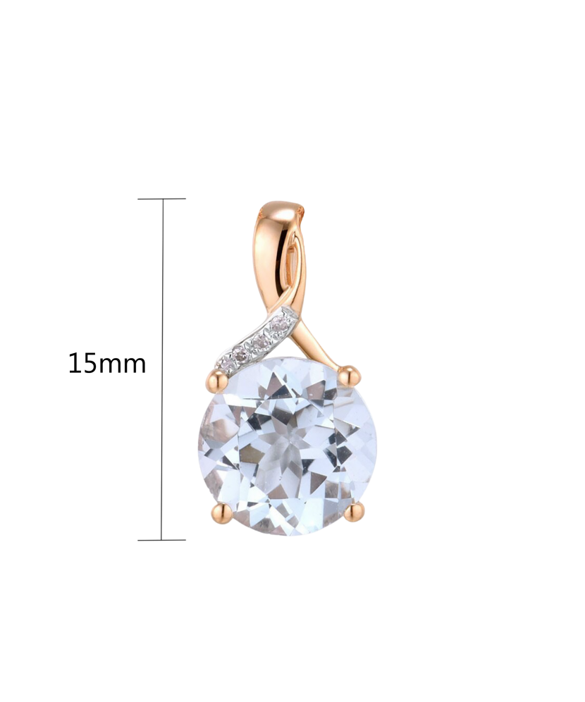 Kuldripats topaaside ja briljantidega