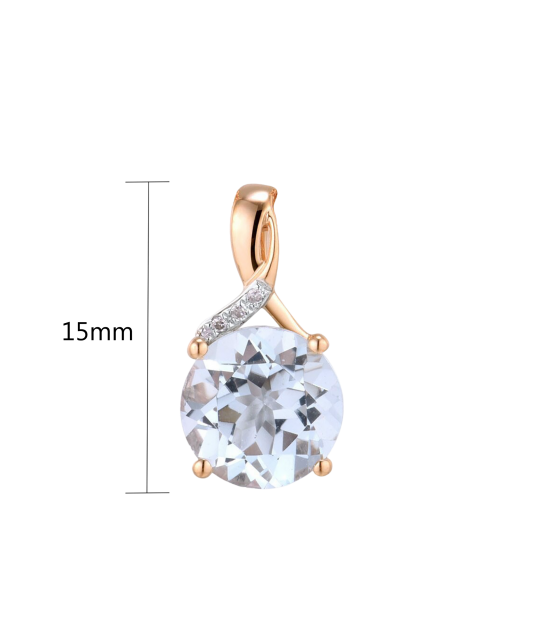 Kuldripats topaaside ja briljantidega