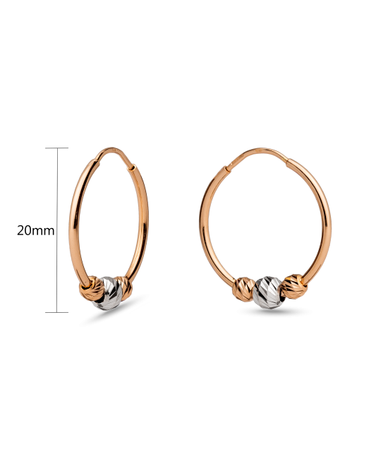 Kuldkõrvarõngad rõngad 20mm