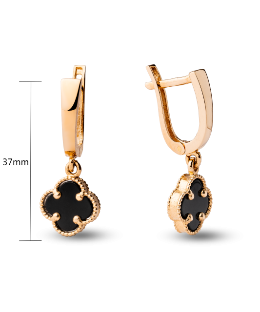 Kuldkõrvarõngad emailiga