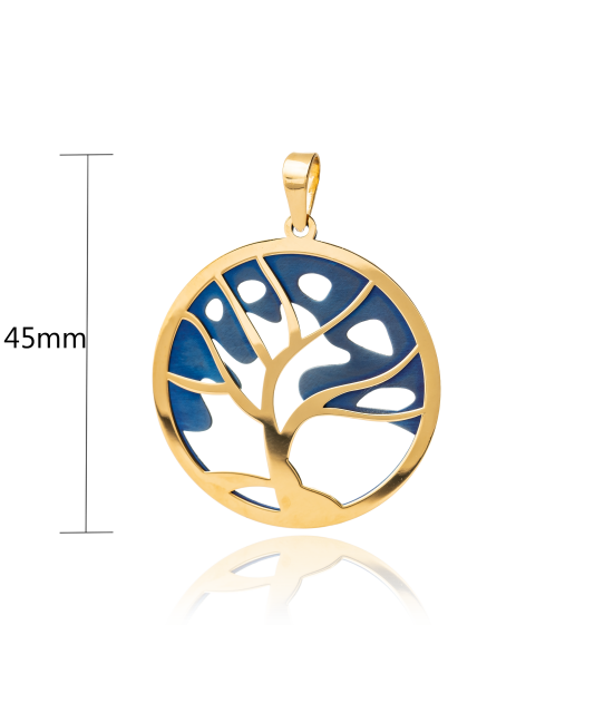 Посеребренная подвеска с титаном