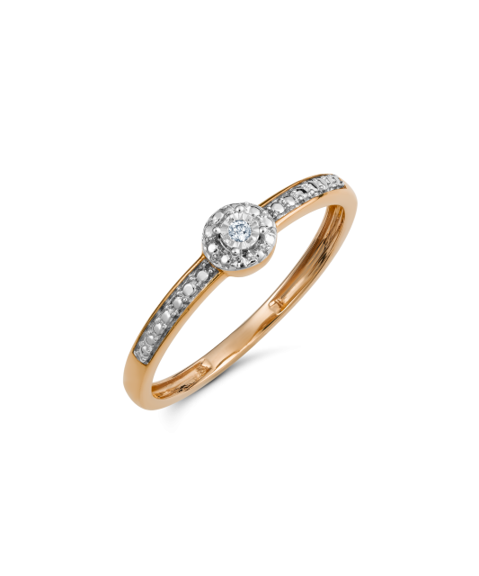 Kuldsõrmus teemantidega